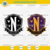 Nevermore Academy Emblem SVG PNG DXF EPS – Wednesday Addams Season 2 Cricut Design