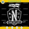 Nevermore Camp Outcast SVG PNG DXF EPS – Wednesday Addams Season 2 Cricut Design