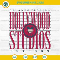 Orlando Florida Hollywood Studios Est 1989 SVG Disney Orlando design for Cricut and Silhouette