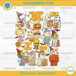 Snoopy Halloween PNG Peanuts Great Pumpkin Trick or Treat Design