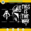 Star Wars This Is The Way SVG – Mandalorian Helmet Cricut Design