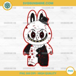 Terrifier Labubu Halloween PNG Creepy Scary Clown Design