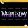 Wednesday Addams Logo PNG – Wednesday Season 2 High Quality 300 DPI Design