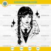 Wednesday Addams SVG PNG DXF EPS – Gothic Thing Hand Cricut Design