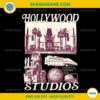 Retro Hollywood Studios PNG vintage Disney attractions design for Cricut and Silhouette