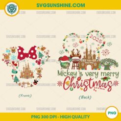 Mickeys Very Merry Christmas PNG – Disney Christmas PNG 2 Designs