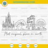 Most Magical Place on Earth SVG Disney Magical Theme Park SVG for Cricut & Silhouette