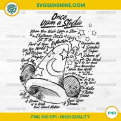Once Upon a Studio PNG Disney Sorcerer Hat design for Cricut and Silhouette