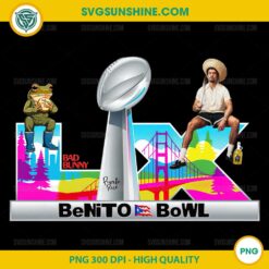 Bad Bunny Super Bowl LX PNG | NFL Super Bowl 2026 Bad Bunny Logo PNG