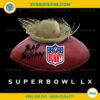 Bad Bunny Football Super Bowl LX PNG, Benito Bowl 2026 PNG, Bad Bunny Game Day Digital Design