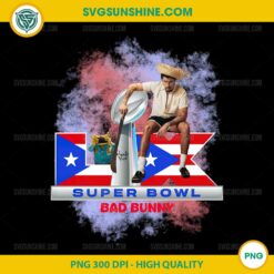 Bad Bunny Puerto Rico Super Bowl PNG, Benito Bowl Halftime Show PNG, Super Bowl LX Bad Bunny PNG