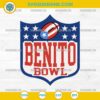 Bad Bunny Super Bowl 2026 SVG Benito football design