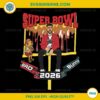 Bad Bunny x Super Bowl 2026 PNG, NFL Bad Bunny Super Bowl Digital Art PNG File, High Quality PNG Download