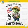 Benito Bowl 2026 Puerto Rican Frog PNG Digital Download, Funny Frog Football PNG, Puerto Rican Flag Clipart