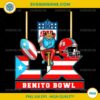 Benito Bowl Super Bowl LX PNG, Puerto Rico Football 2026 PNG Digital Download, High Quality Transparent File