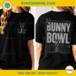 Bunny Bowl Shirt Mockup PNG, Bad Bunny Super Bowl LX 2026 T-Shirt Design PNG, High Quality Digital Download