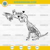 Dog Skeleton Boop SVG, Boop Dog Halloween SVG, Cute Skeleton Dog Boop Cut File