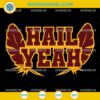 Hail Yeah Commanders SVG, Washington Football Fan SVG, Washington Commanders SVG Cut File