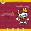 Hello Kitty Arizona Cardinals SVG PNG DXF EPS Cute NFL Football Cut File