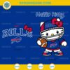 Hello Kitty Buffalo Bills SVG PNG DXF EPS Cute NFL Football Cut File
