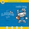 Hello Kitty Detroit Lions SVG PNG DXF EPS Cute NFL Football Cut File