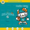 Hello Kitty Miami Dolphins SVG PNG DXF EPS Cute NFL Football Cut File