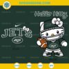 Hello Kitty New York Jets SVG PNG DXF EPS Cute NFL Football Cut File