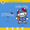 Hello Kitty Tennessee Titans SVG PNG DXF EPS Cute NFL Football Cut File
