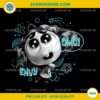 Inside Out 2 Envy PNG, OMG Envy Character PNG, Pixar Emotion Movie Design