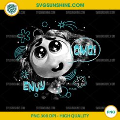 Inside Out 2 Envy PNG | OMG Envy Character PNG | Pixar Emotion Movie Design