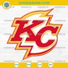 Kansas City Chiefs Logo SVG, KC Football Fan SVG, Red and Gold Team Cut File