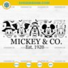 Mickey and Friends Halloween SVG Disney Cut File