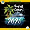 My First Cruise 2026 PNG, Cruise Ship Vacation PNG, Tropical Travel Design for Sublimation