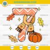 Number 7 Fall SVG Autumn Pumpkin Thanksgiving Design for Cricut and Silhouette