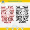 One Two Freddys Coming For You SVG, Freddy Krueger SVG, Horror Movie Quote SVG Cut File