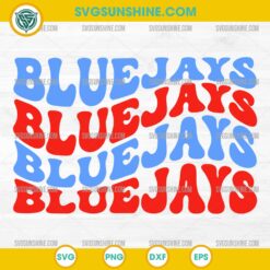 Retro Blue Jays SVG design for Cricut and Silhouette