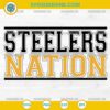 Steelers Nation SVG, Pittsburgh Football Fan SVG, Pittsburgh Steelers SVG Cut File
