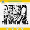 The Boys of Fall SVG, Horror Movie Characters SVG, Halloween Slasher SVG Cut File
