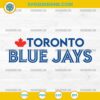 Toronto Blue Jays Wordmark SVG design for Cricut and Silhouette