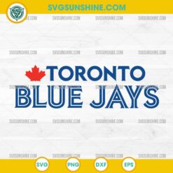 Toronto Blue Jays Wordmark SVG design for Cricut and Silhouette