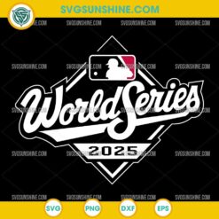 World Series 2025 Logo SVG for baseball fans and digital crafting