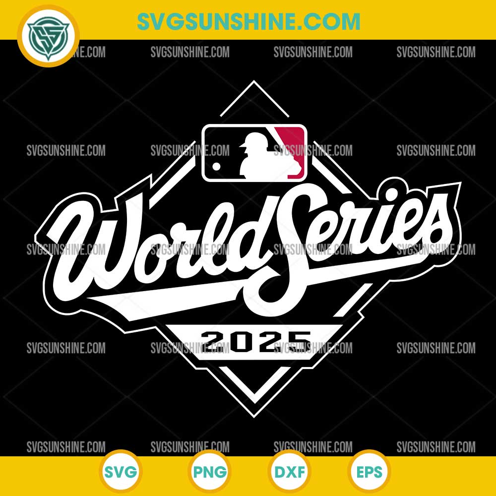 World Series 2025 Logo SVG | MLB Baseball Championship Digital Design