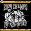 2025 Champs Los Angeles SVG Los Angeles Baseball Champions SVG File