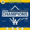 2025 World Series Champions LA Dodgers SVG design