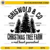 Griswold and Co Christmas Tree Farm SVG PNG DXF EPS