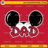 Mickey Dad SVG PNG DXF EPS