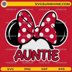 Minnie Auntie SVG PNG DXF EPS