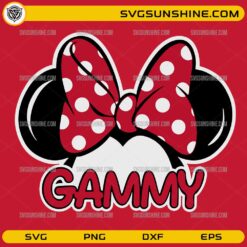 Minnie Gammy SVG PNG DXF EPS