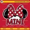 Minnie Mini SVG PNG DXF EPS