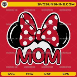 Minnie Mom SVG PNG DXF EPS